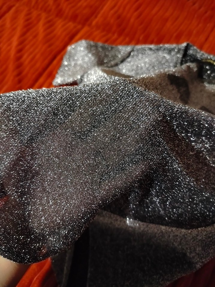 Gri yarı transparan t-shirt  simleri dökülmez - Görsel 2