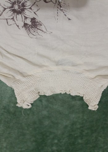 Bohem Uzun Kollu Straplez Bluzu - Görsel 2