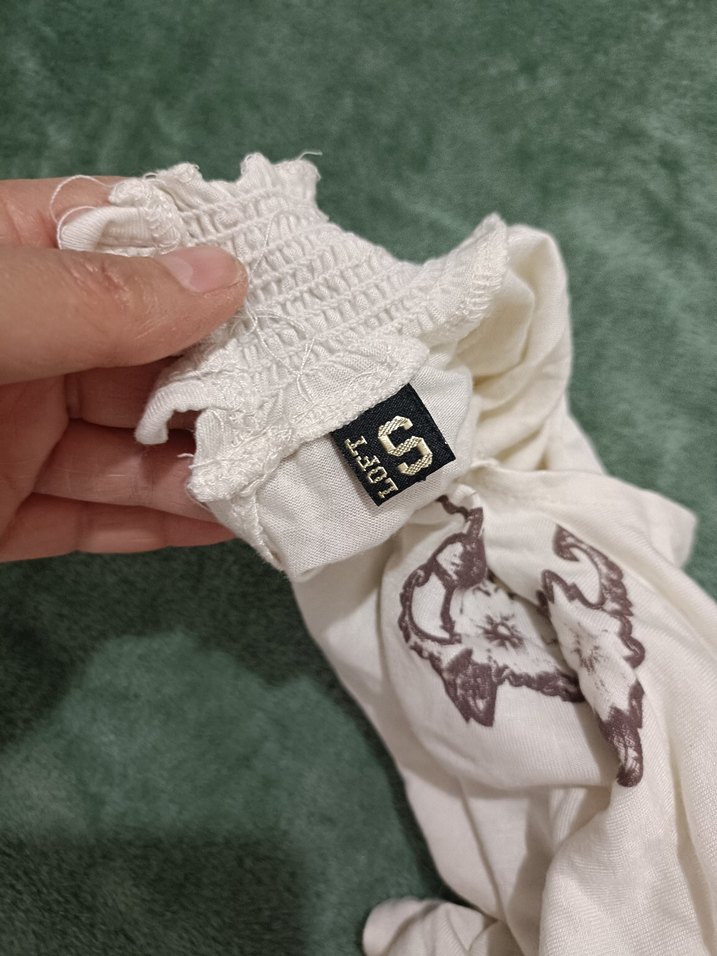 Bohem Uzun Kollu Straplez  Bluzu - Görsel 5