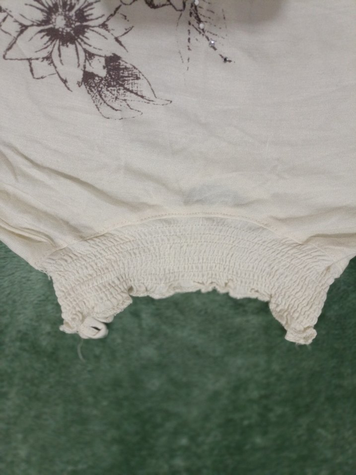 Bohem Uzun Kollu Straplez  Bluzu - Görsel 2