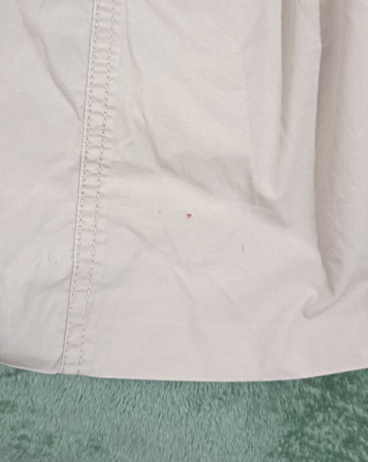 Bej Uzun Kadın Trençkot Düğmeli - Görsel 4