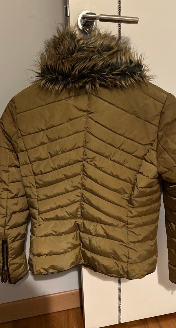 Kürk Detaylı Kadın Kışlık mont - Görsel 2