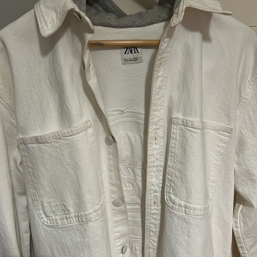 Zara Beyaz Ceket - Görsel 2