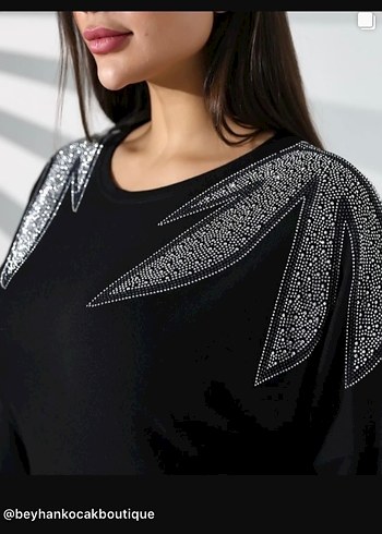 Kadın Siyah Triko Eşofman Takımı - Görsel 2