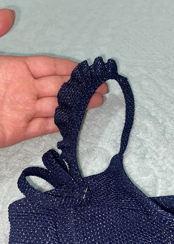 Yargıcı Kadın Lacivert Bikini Takımı(simli) - Görsel 3