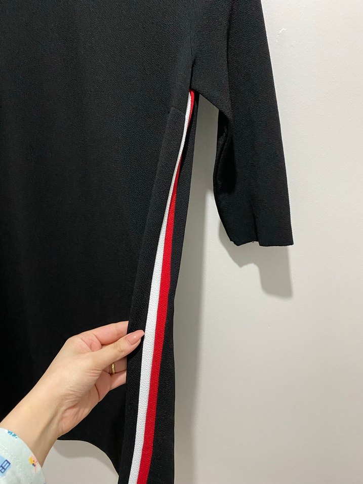 Siyah Midi Tunik/Elbise - Görsel 2