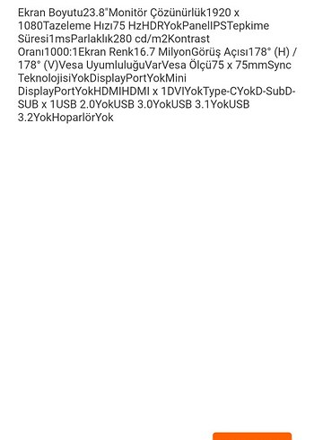 24" gamebooster monitör, kendi orjinal kutusuyla göndericem. - Görsel 7