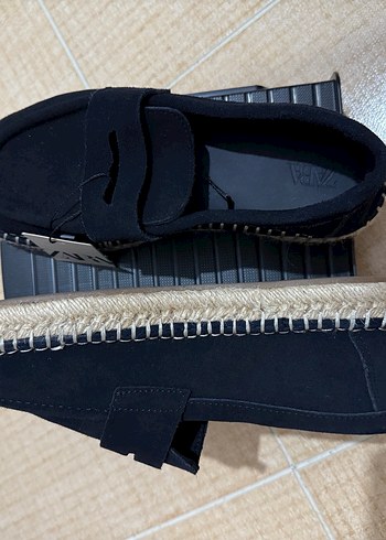 Zara Siyah Erkek Günlük Velcro Espadril - Görsel 3