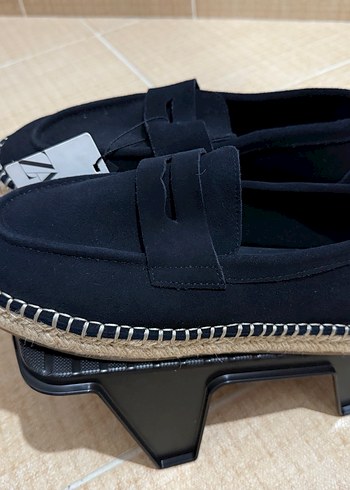 Zara Siyah Erkek Günlük Velcro Espadril - Görsel 2