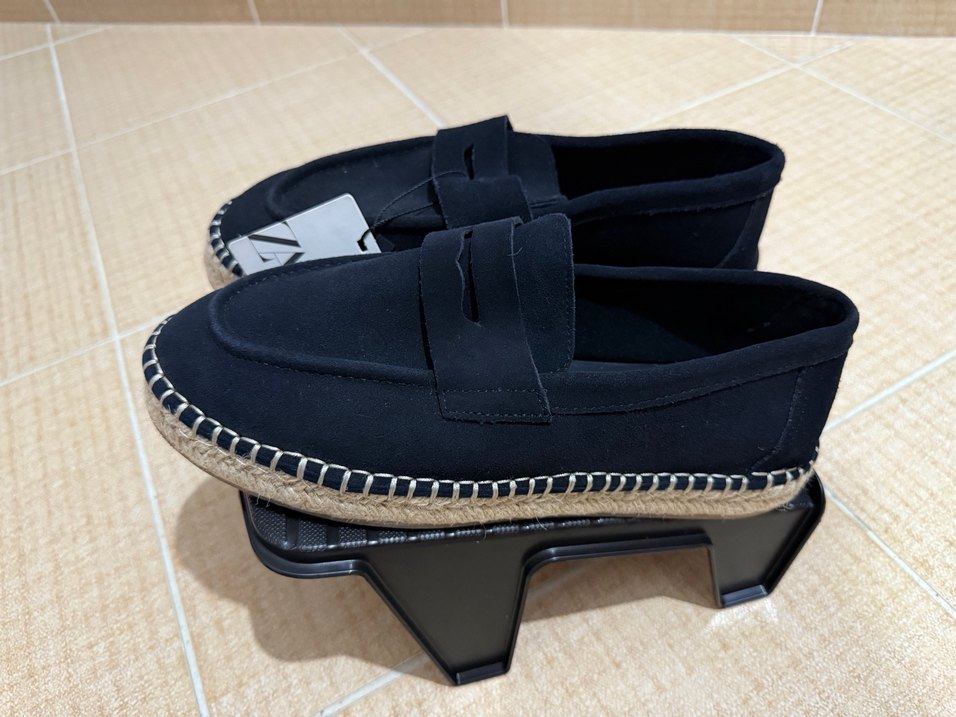 Zara Siyah Erkek Günlük Velcro Espadril - Görsel 2