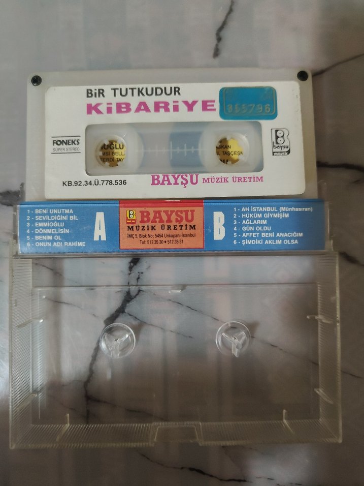 Kibariye - Bir Tutkudur Kaset - Görsel 2