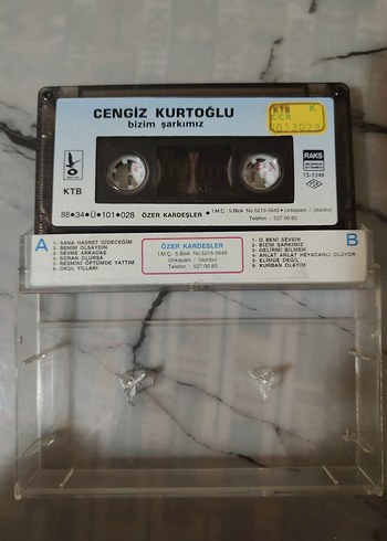 Cengiz Kurtoğlu - Bizim Şarkımız Kaset - Görsel 2