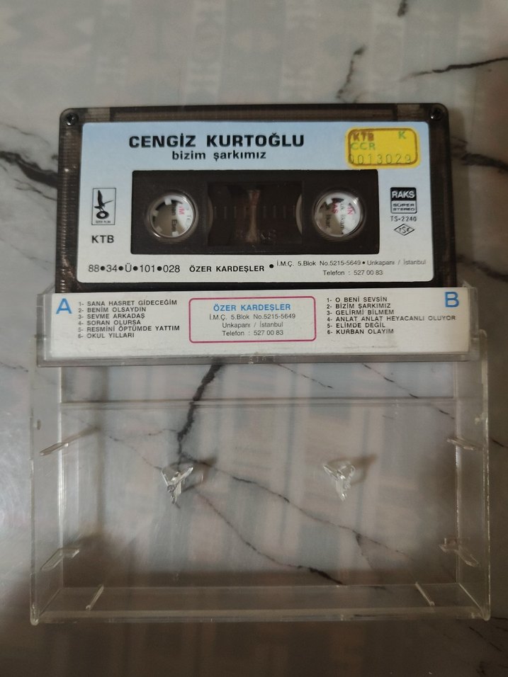Cengiz Kurtoğlu - Bizim Şarkımız Kaset - Görsel 2