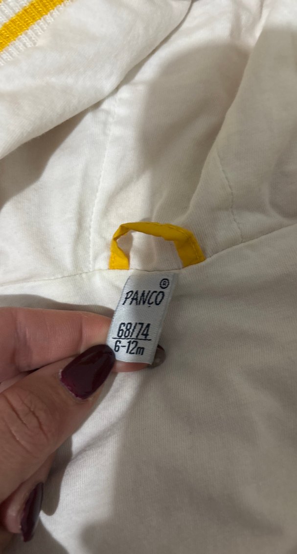 Sarı Fermuarlı Erkek Çocuk Mont - Görsel 2