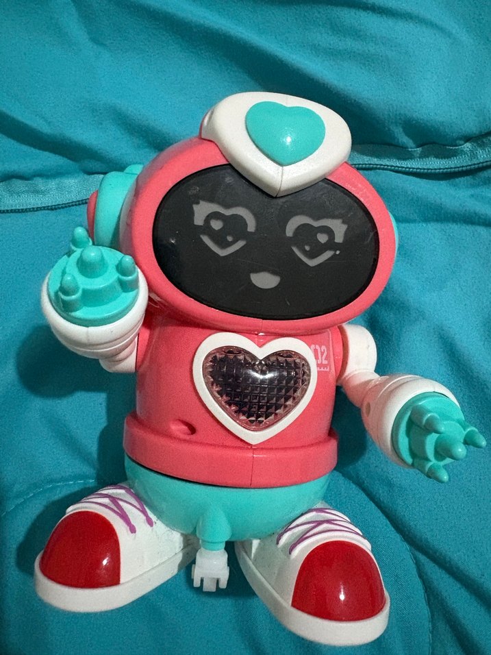 Renkli Pembe Süper Warrior Aksiyon Figürü hareketli ve ışıklı - Görsel 2