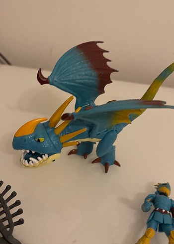 Mavi Ejderha ve Figür Oyuncak Seti - Görsel 4