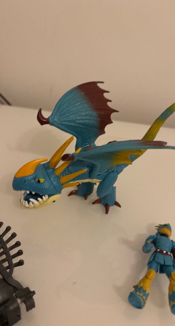 Mavi Ejderha ve Figür Oyuncak Seti - Görsel 4