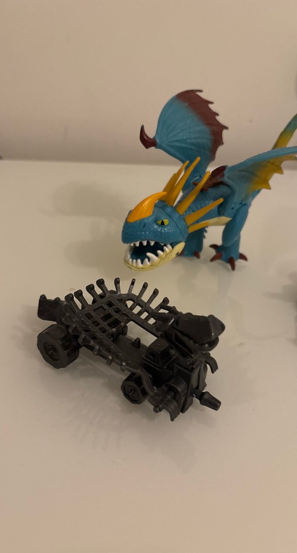 Mavi Ejderha ve Figür Oyuncak Seti - Görsel 2