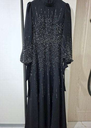 Siyah  Abiye Elbise - Görsel 5