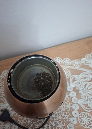 Koyu Kahverengi Dekoratif elektrikli tütsü - Görsel 4