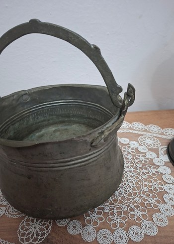 bakır antika kova - Görsel 2