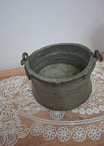 bakır antika kova - Görsel 3