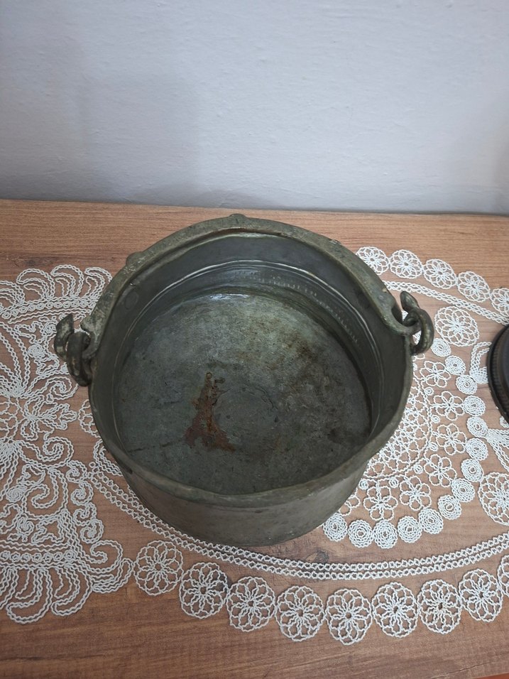 bakır antika kova - Görsel 5