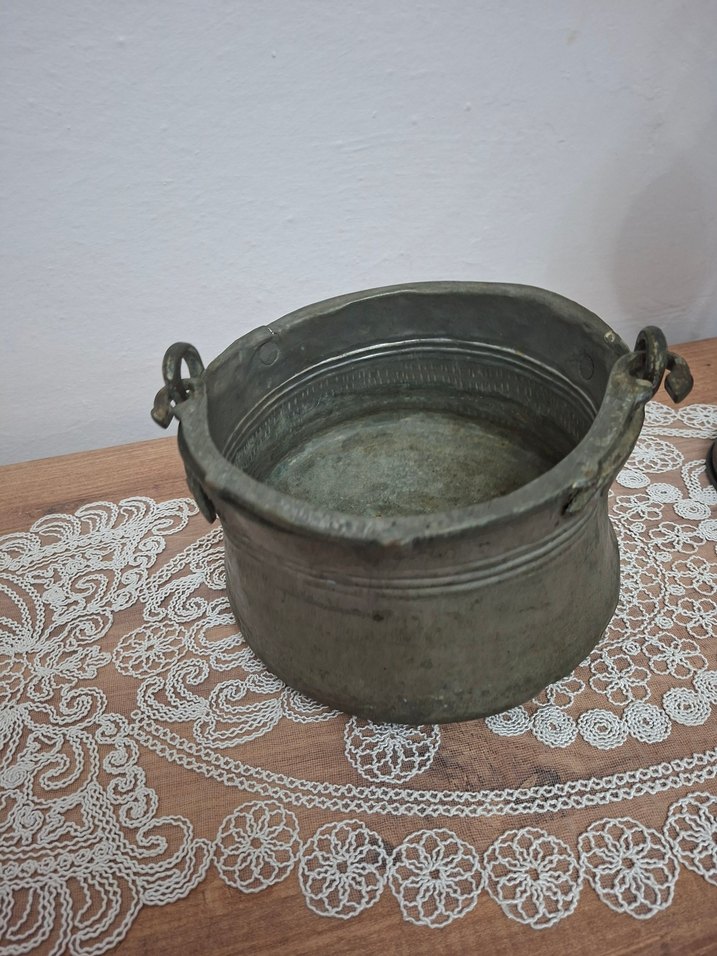 bakır antika kova - Görsel 3