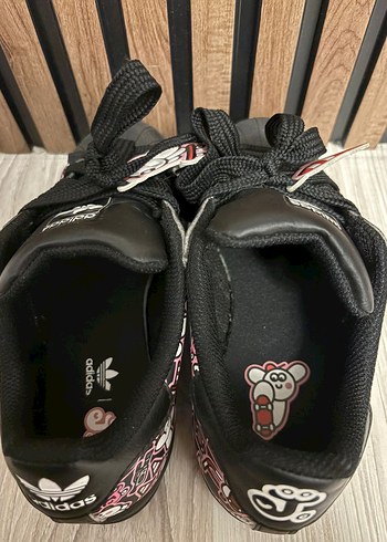 Renkli Desenli çocuk Spor Ayakkabı 35.5 numara - Görsel 5