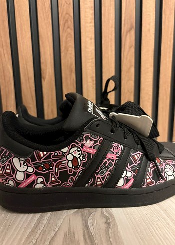 Renkli Desenli çocuk Spor Ayakkabı 35.5 numara - Görsel 4