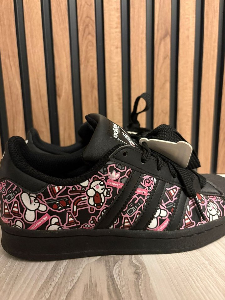 Renkli Desenli çocuk Spor Ayakkabı 35.5 numara - Görsel 4