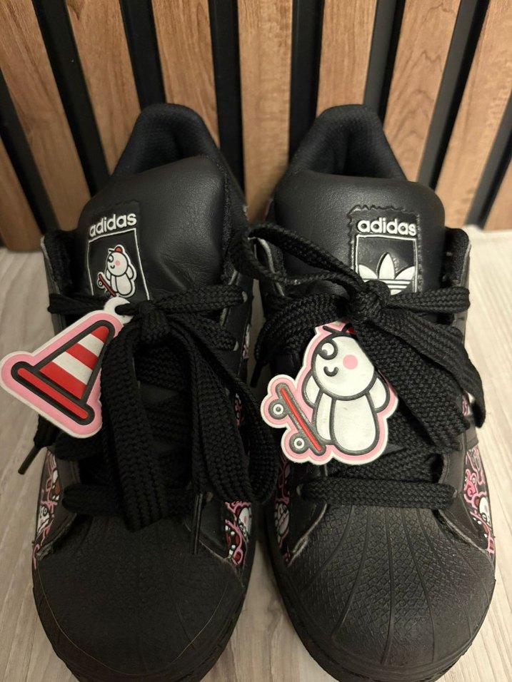 Renkli Desenli çocuk Spor Ayakkabı 35.5 numara - Görsel 3