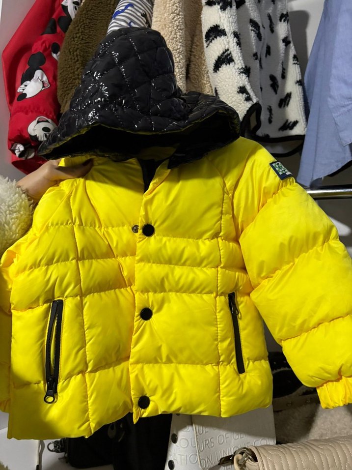 Sarı Erkek Çocuk Montu - Görsel 4