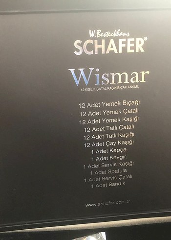 Schafer Wismar 60 Parça Altın Renkli Çatal Kaşık Seti - Görsel 2