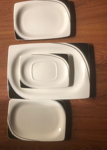 Schafer 85 Parça Bohem Tarzı Beyaz Desenli Yemek Takımı - Görsel 7