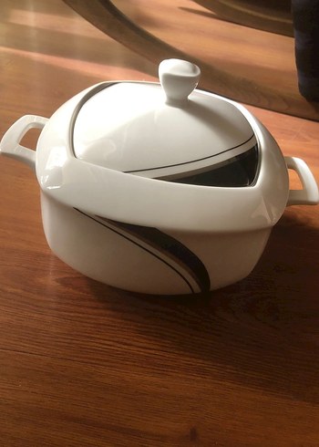 Schafer 85 Parça Bohem Tarzı Beyaz Desenli Yemek Takımı - Görsel 12