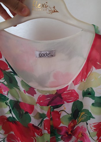 Pembe Desenli Bohem Mini Elbise - Görsel 4