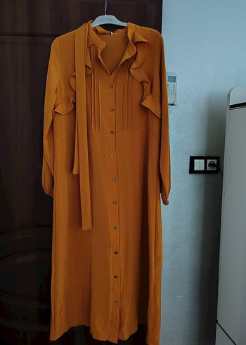 Uzun Kollu Fırfırlı Tunik - Görsel 3