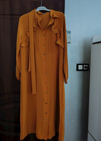 Uzun Kollu Fırfırlı Tunik - Görsel 4