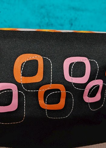 Turkuaz ve Gri makyaj Çantası - Görsel 2