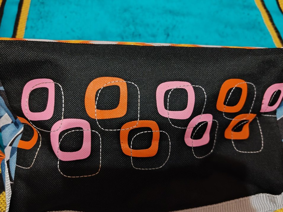 Turkuaz ve Gri makyaj Çantası - Görsel 2