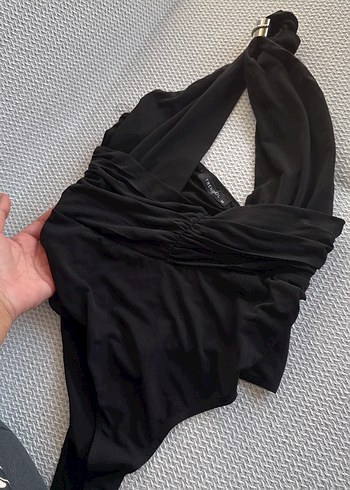 Siyah badysuit - Görsel 7