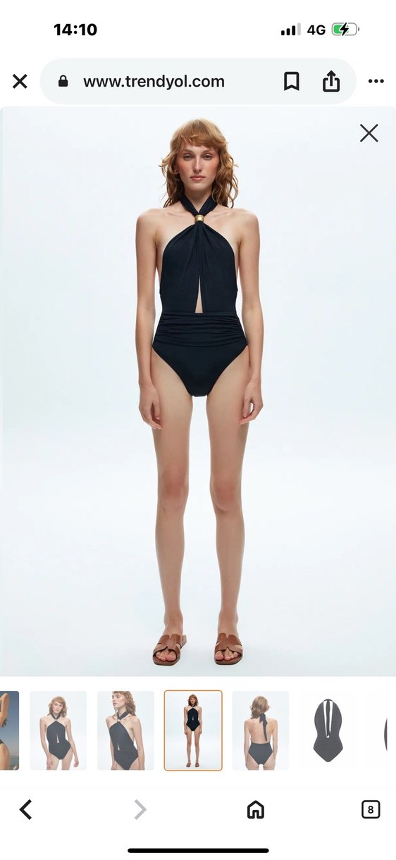 Siyah badysuit - Görsel 3