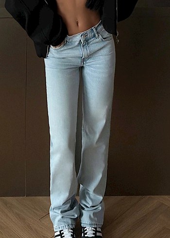 Siyah  Rahat Kesim Kadın Jean - Görsel 3