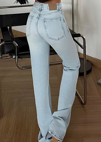 Siyah  Rahat Kesim Kadın Jean - Görsel 5