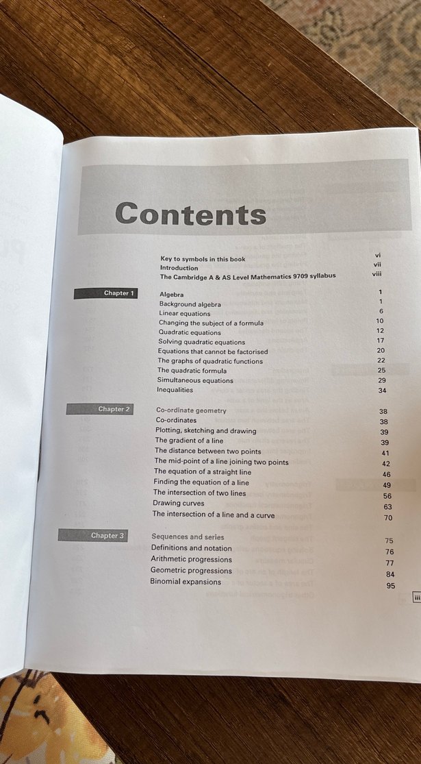 Pure Mathematics 1 - Cambridge AS ve A Seviyesi - Görsel 2
