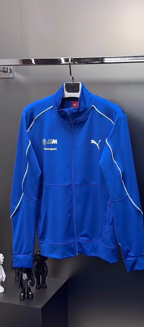 Mavi Fermuarlı Erkek Spor Sweatshirt eşofman takımı - Görsel 3