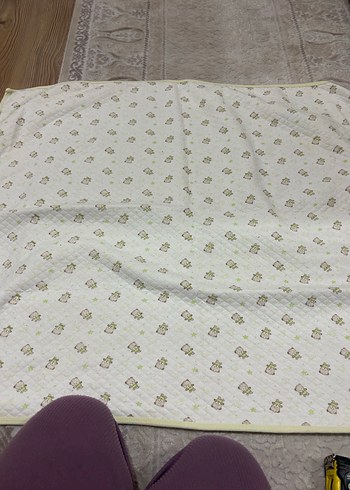 Beyaz Baskılı Çocuk Battaniyesi - Görsel 4