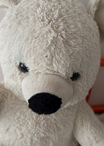 Beyaz Peluş Ayıcık Oyuncak - Görsel 2