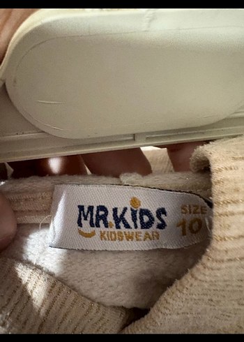 Kız Çocuk Gri Kapüşonlu Sweatshirt - CUTE Baskılı - Görsel 4